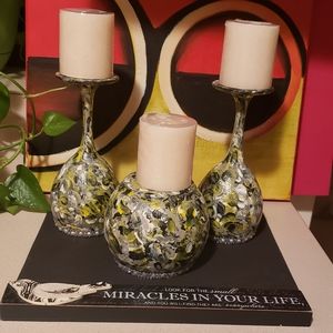 Lemon yellow 💛 Candle Holders